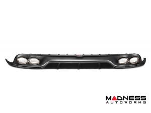 Porsche 911 Rear Diffuser - Akrapovic - Carbon Fiber - Matte - `16-`17